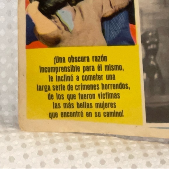 1959 The Beat Generation FLAWS Card Movie Poster Spanish version - Picture 11 of 16